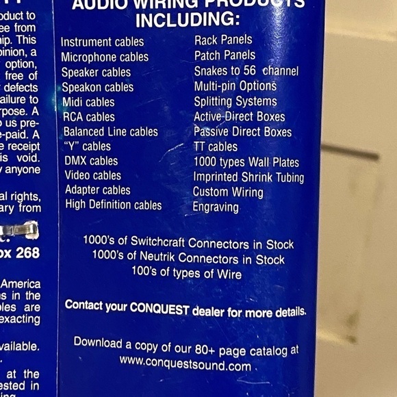 Instrument cords 10’ & 6’ - Picture 3 of 4